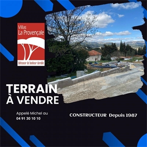 terrain à la vente -   13190  ALLAUCH, surface 444 m2 vente terrain - UBI463550975